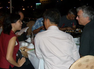 1st dinner on Saigon river  boat